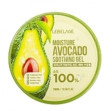 Fragrances, Perfumes, Cosmetics Face Gel - Lebelage Moisture Avocado 100% Soothing Gel