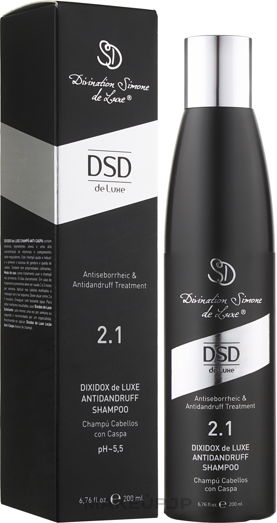 Dixidox DeLuxe Anti-Dandruff Shampoo #2. - Divination Simone De Luxe Dixidox DeLuxe Antidandruff Shampoo — photo 200 ml