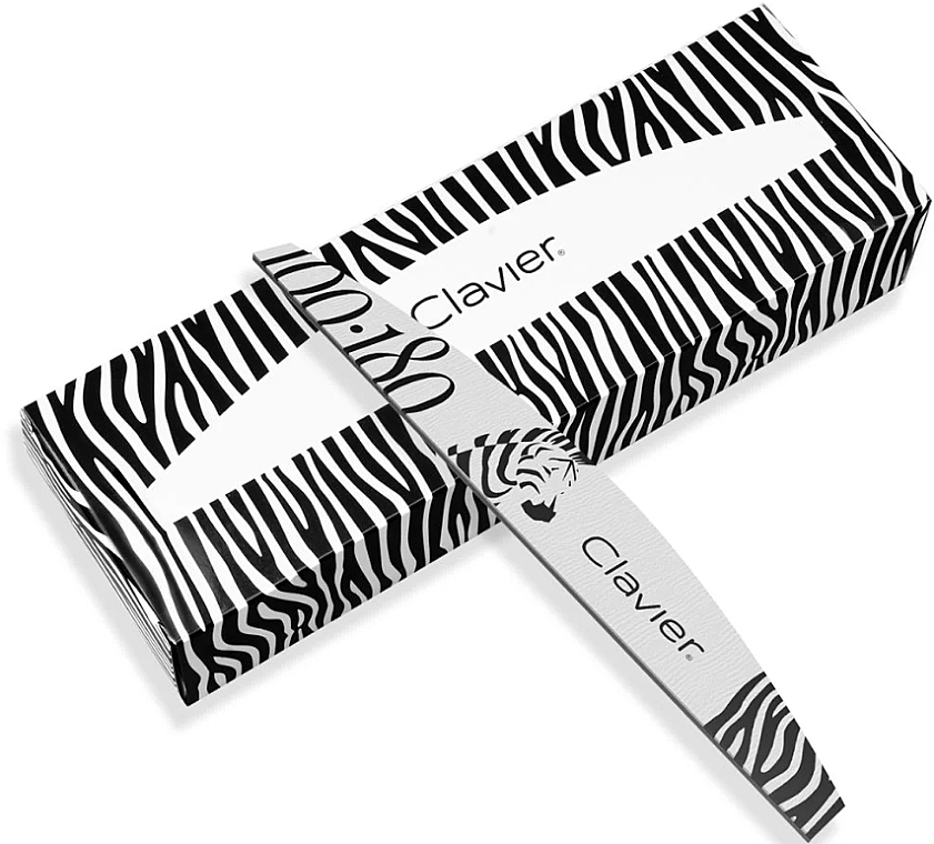 Nail File 'Zebra' 100/180 - Clavier — photo N1