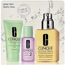 Fragrances, Perfumes, Cosmetics Set - Clinique Dramatically Different Moisturizing Lotion Kit (soap/30ml + lot/30ml + lot/125ml)