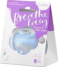 Baby Soother with Storage Case, Age 2.5 and Older, Size 2, Blue - Curaprox Baby Soother Breathe Easy — photo N5