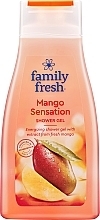 Shower Gel "Mango" - Family Fresh Mango Sensation Shower Gel — photo N1