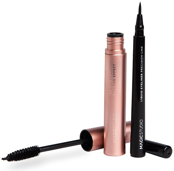 Set - Magic Studio Shaky Eyes Kit ( eye/liner/1ml + mascara/12ml) — photo N1