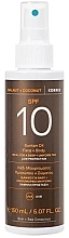 Fragrances, Perfumes, Cosmetics Tan Oil - Korres Walnut + Coconut SPF10 Sustain Oil Face + Body