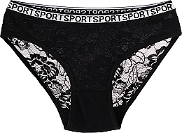 Fragrances, Perfumes, Cosmetics Women Lace Panties, black - Moraj