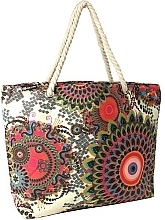 Fragrances, Perfumes, Cosmetics Beach Bag, 52x37x14 cm, multicolored - Corvet