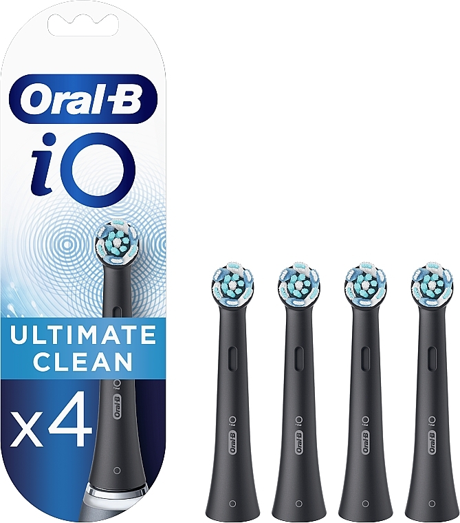 Electric Toothbrush Heads, black, 4 pcs - Oral-B iO Ultimate Clean — photo N9