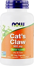 Vitamins "Cat's Claw", 500 mg - Now Foods Cats Claw — photo N1