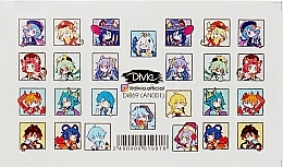 Water Nail Stickers "Anime", Di869 - Divia Water based nail stickers "Anime", Di869 (AN112) — photo N1