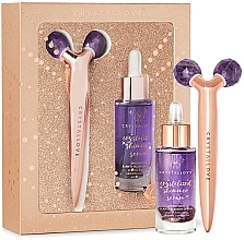 Fragrances, Perfumes, Cosmetics Set - Crystallove Amethyst 3D Lift & Sculpt Set Limited Edition (ser/30ml + massager/1pc)