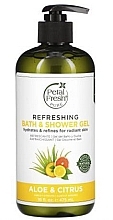 Fragrances, Perfumes, Cosmetics Pure Refreshing Shower & Bath Gel 'Aloe Vera & Citrus' - Petal Fresh Shower Gel