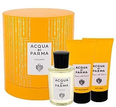 Fragrances, Perfumes, Cosmetics Acqua di Parma Colonia - Set (edc/100ml + sh/gel/75ml + b/cr/75ml)