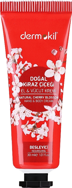 Cherry Blossom Hand & Body Cream - Dermokil Hand & Body Cream With Cherry Blossom — photo N1