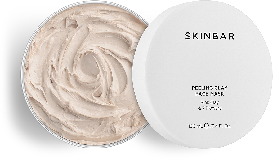 Exfoliating Face Mask with Pink Clay & 7 Flower Extracts - SKINBAR Pink Clay & 7 Flowers Face Mask — photo N1