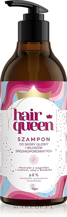 GIFT! Medium Porous Hair Shampoo - Hair Queen Shampoo — photo N1