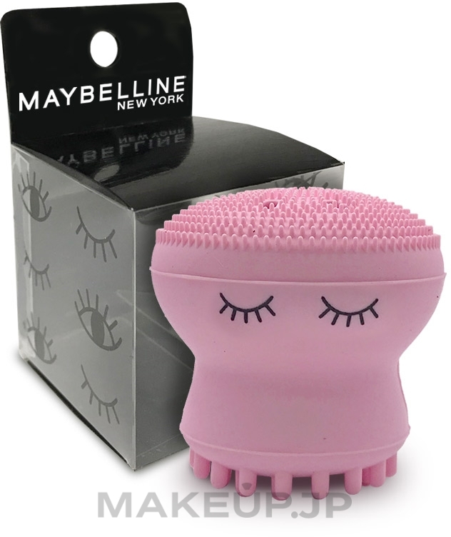 GIFT! Face Cleansing Massage Brush - Maybelline New York — photo Pink