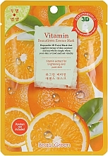 Fragrances, Perfumes, Cosmetics 3D Vitamin Facial Sheet Mask - Beauugreen Contour 3d Vitamin Essence Mask