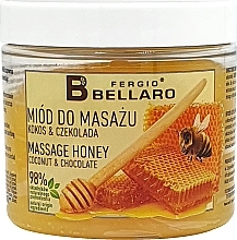 Fragrances, Perfumes, Cosmetics Massage Honey "Coconut & Chocolate" - Fergio Bellaro Massage Honey Coconut & Chocolate