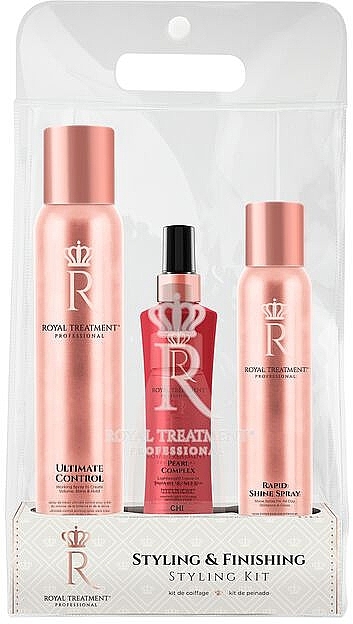 Set - CHI Royal Treatment Styling Kit (treatment/177 ml + h/spay/150 ml + h/spay/300 ml) — photo N1