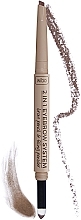 Brow Pencil - Wibo 2in1 Eyebrow System — photo N4