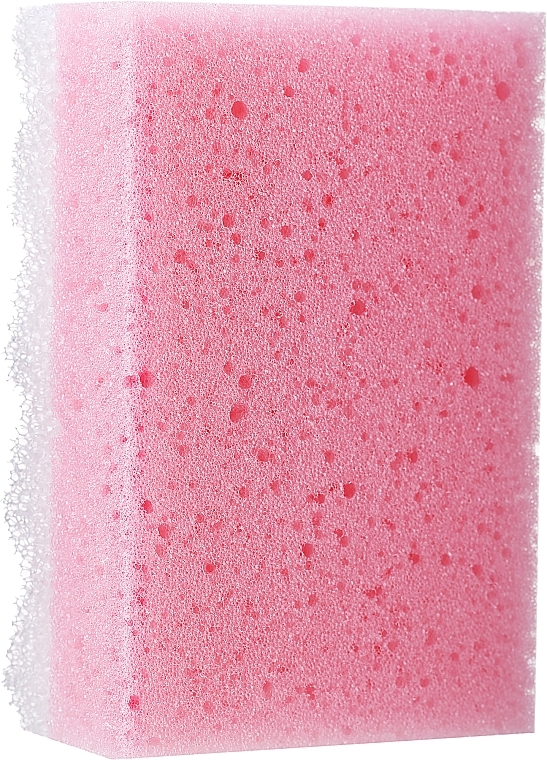 Square Bath Sponge, large, pink - LULA — photo N1