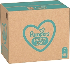 Premium Care Pants Diapers, size 7, 17+ kg, 114 pcs. - Pampers — photo N3