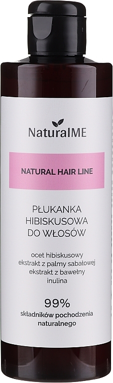 Hair Rinse with Hibiscus Vinegar - NaturalME Natural Hair Line Balm — photo N1