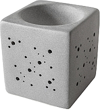 Cube Aroma Lamp, grey - Flagolie By Paese Cube Fireplace Grey — photo N1