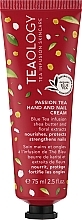 Nail Cream with Organic Blue Tee, Shea Butter and Flower Extract - Teaology Passion Tea Hand And Nail Cream — photo N1