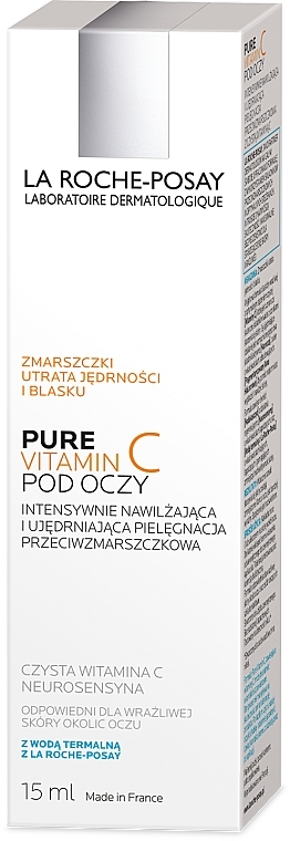 Complex Anti-Aging Treatment for Sensitive Eye Contour - La Roche-Posay Redermic C Anti-Wrinkle Firming Moisturising Filler — photo N4