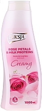 Luksja - Creamy Rose Petals & Milk Proteins Bath Foam — photo N1