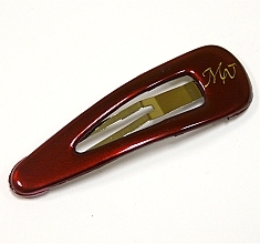 Fragrances, Perfumes, Cosmetics Hair Clip NS574-1138br81, red gloss - Mari N.