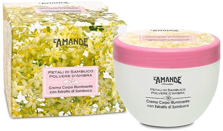 L'Amande Petali di Sambuco Polvere d'Ambra - Body Cream — photo N1