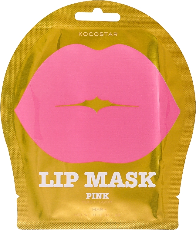 Hydrogel Lip Mask - Kocostar Lip Mask Pink — photo N4