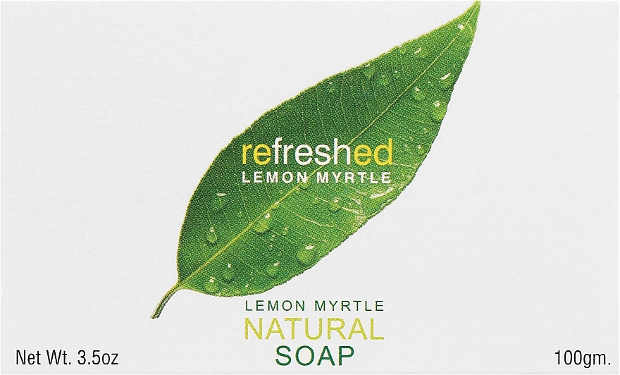 Lemon Myrtle Oil Natural, Refreshing, Plant-Based Soap - Tea Tree Therapy Natural Soap — photo N1