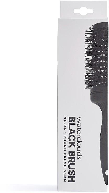 Hair Brush, 53 mm - Waterclouds Black Brush No.04 — photo N13