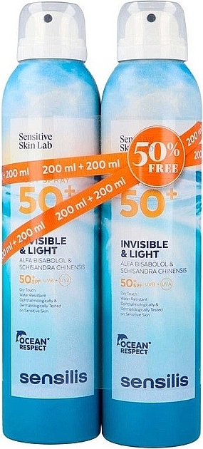 Set - Sensilis Invisible & Light (b/spray/2x200ml) — photo N1