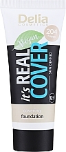 Fragrances, Perfumes, Cosmetics Foundation - Delia It's Real Cover Covering Foundation