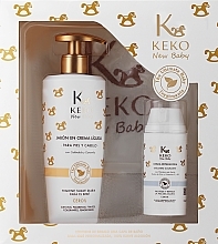 Set - Keko New Baby (towel/1pc + cr soap/500ml + b/balm/100ml) — photo N1