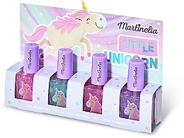 Fragrances, Perfumes, Cosmetics Nail Polish Set 'Little Unicorn' - Martinelia Little Unicorn (nail/polish/4pcs)