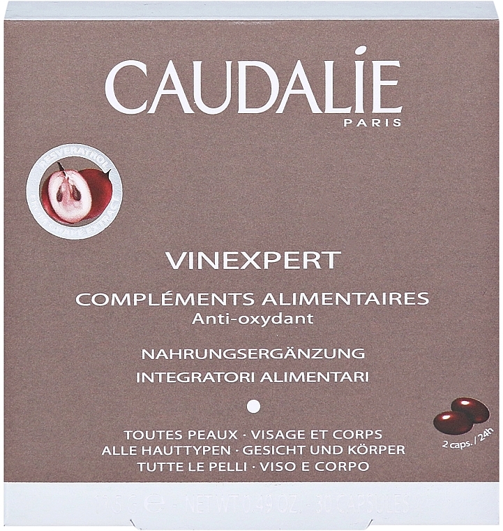 Bioactive Dietary Supplements - Caudalie Vinexpert Dietary Anti-Oxidant Supplements — photo N1