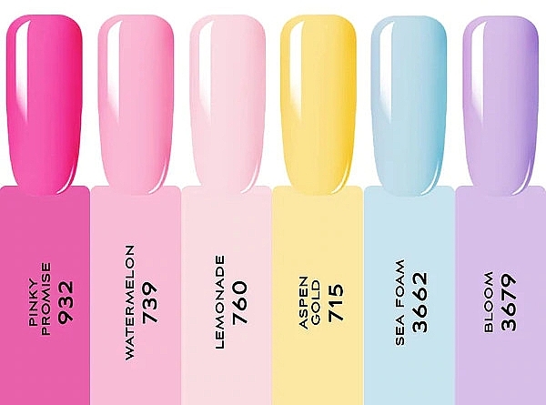 Gel Polish Set, 6 products - Sincero Salon Candy Rush — photo N4