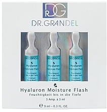 Fragrances, Perfumes, Cosmetics Ampoule Concentrate "Instant Hydration" - Dr. Grandel Hyaluron Moisture Flash