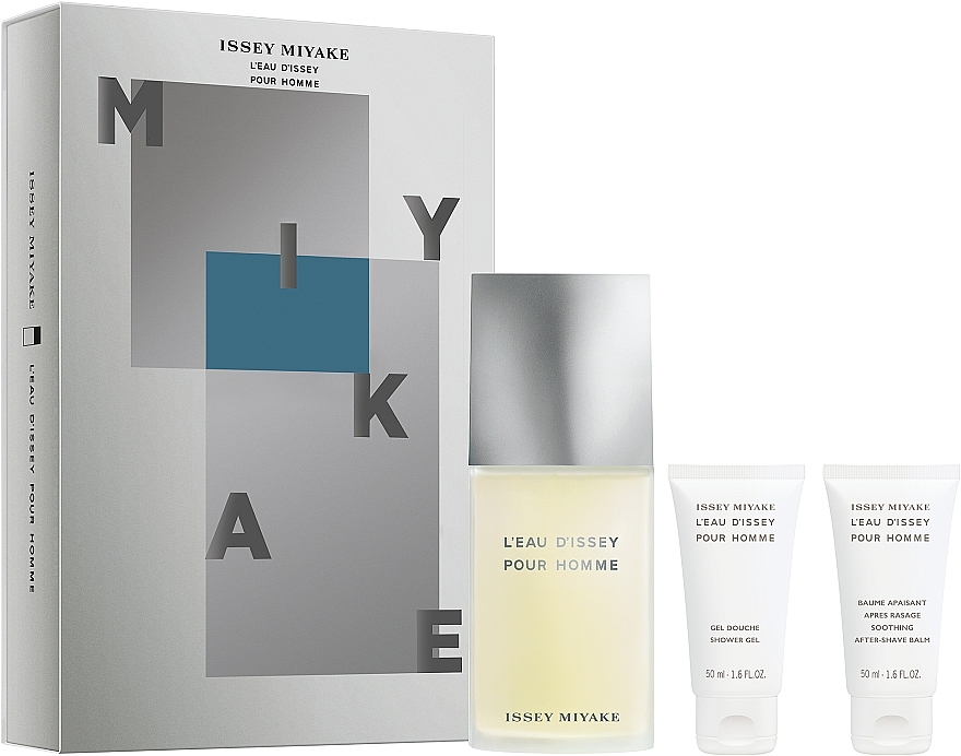 Issey Miyake L'Eau D'Issey Pour Homme - Set (edt/125ml+sh/gel/50ml+ash/balm/50ml) — photo N1