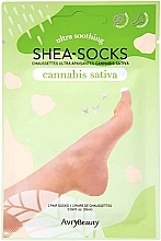 Fragrances, Perfumes, Cosmetics Shea Butter and Hemp Pedicure Socks - Avry Beauty Shea Socks Cannabis Sativa