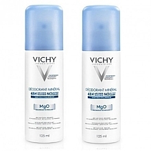 Set - Vichy Mineral Deodorant Spray 48H Sensitive Skin (deo/125ml + deo/125ml) — photo N1