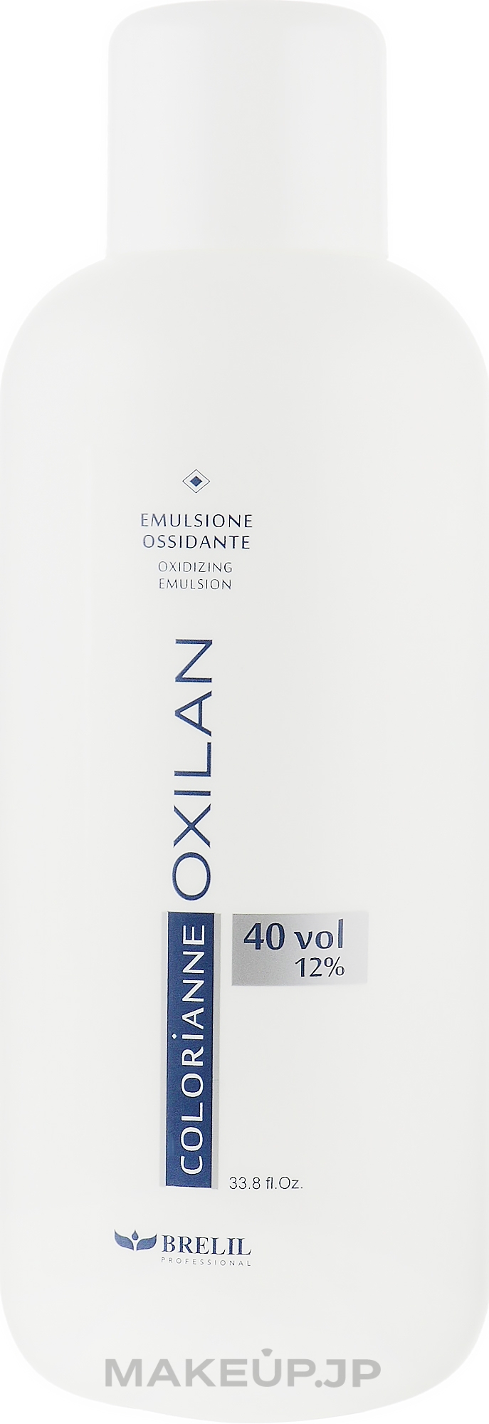 Oxidizing Emulsion - Brelil Soft Perfumed Cream Developer 40 vol. (12%) — photo 1000 ml