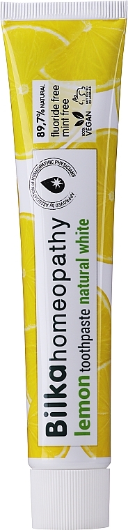 Homeopathic Toothpaste "Lemon" - Bilka Homeopathy Lemon Toothpaste — photo N1