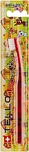 Kids Toothbrush 10400, super soft, 0-6 years old, red - Tello Kids — photo N1