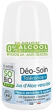 Fragrances, Perfumes, Cosmetics Aloe Roll-On Deodorant - So’Bio Etic Aloe Vera Deodorant Roll-on